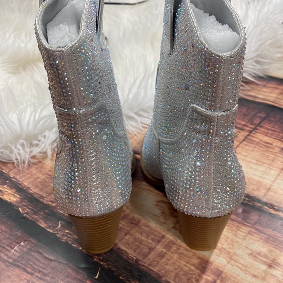 Rhinestone Cowboy  Booties Short Nashville Boot - Picture 6 of 6